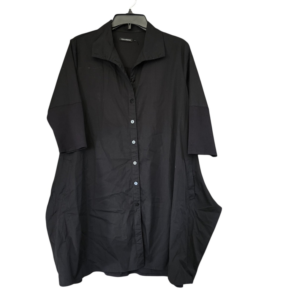 Stella Carakasi Tiburon Tunic Icon Shirt Small Oversized Relaxed Cocoon Hem